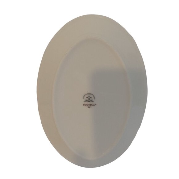 Homer Laughlin China Serving Tray Plate Football 1941 12.5 Length x 9 Width - Picture 2 of 4